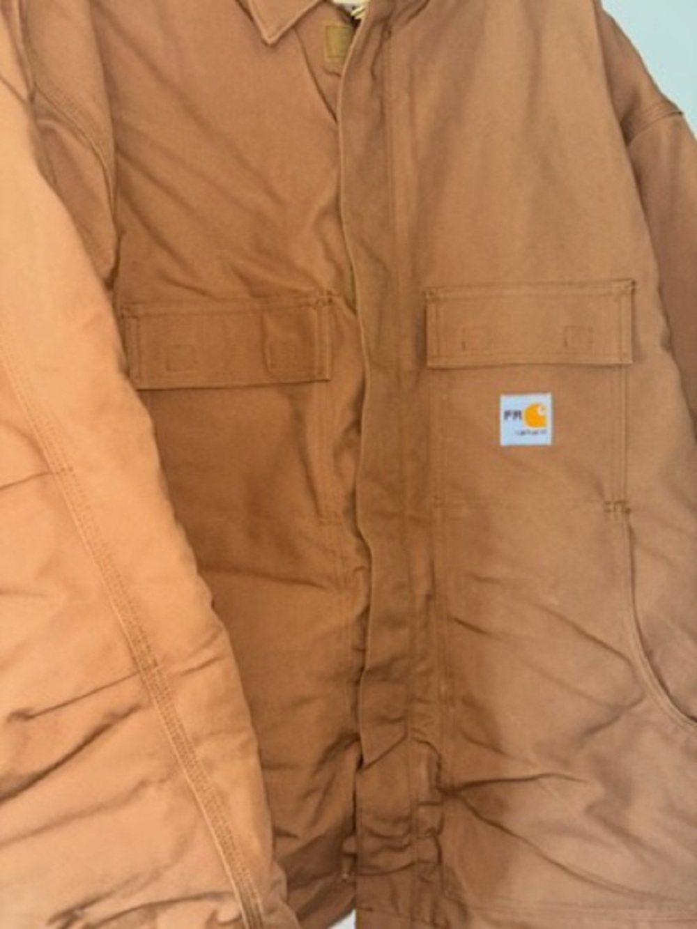 Carhartt Men's Carhartt Brown Duck Canvas Insulated Jacket - Picture 6 of 8